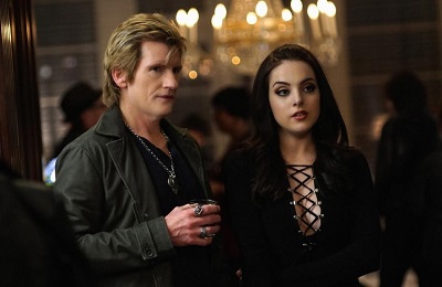 Gillies while portraying in the movie Sex & Drugs & Rock & Roll.